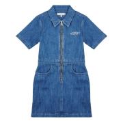 Korte Jurk Tommy Hilfiger ZIP SS DRESS WASHED