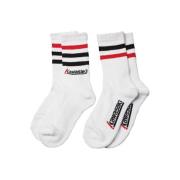 Sokken Kawasaki Kawasaki 2 Pack Socks K222068 1002 White