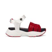 Sandalen Ed Hardy Overlap Sandal Red/White