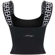 Blouse Ed Hardy Tiger Glow Tape Crop Tank Top Black