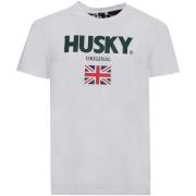 T-shirt Korte Mouw Husky HS23BEUTC35CO177-JOHN white