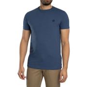 T-shirt Korte Mouw Timberland Slim Fit T-shirt met geborduurd logo