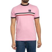 T-shirt Korte Mouw Trojan T-shirt met strepen aan de voorkant