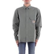 Overhemd Lange Mouw Carhartt Chemise Reno Shirt Jac Vert