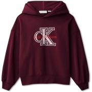 Fleece Jack Calvin Klein Jeans Velvet Monologo Hoodie