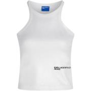 Top Karl Lagerfeld KLJ Coated Ribbed Tank B1W17052
