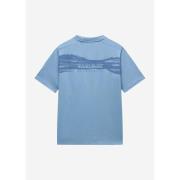 T-shirt Korte Mouw Napapijri Back graphic t-shirt