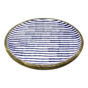 Schaaltjes en manden Signes Grimalt Gestreept Bord L