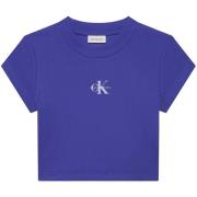 T-shirt Korte Mouw Ck Jeans Monologo Baby Rib Te