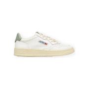 Lage Sneakers Autry Medalist Low Leather W - White/Seagreen