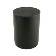 Manden en dozen Today Poubelle 8,5 L noire avec couvercle poussoir