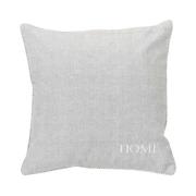 Kussens Today Coussin Capucine gris brodé 40x40 cm