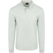 Polo Shirt Lange Mouw BOSS Passerby Polo Licht Turquoise