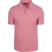 Polo Shirt Korte Mouw Barbour Pique Polo True Roze