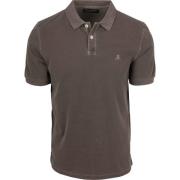 Polo Shirt Korte Mouw Marc O'Polo Poloshirt Piqué Nickle Bruin