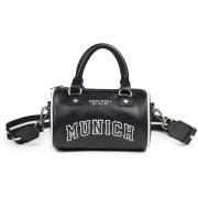 Schoudertas Munich 7113300 Court Crossbody Barrel Black