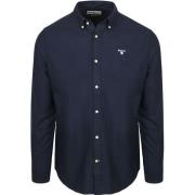 Overhemd Lange Mouw Barbour Oxtown Overhemd Navy