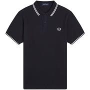 Overhemd Korte Mouw Fred Perry Fp Twin Tipped Fred Perry Shirt