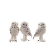 Kerst decoraties Edm Décoration de Noël Hibou élégant blanc