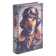 Manden en dozen Signes Grimalt Hondenboekdoos