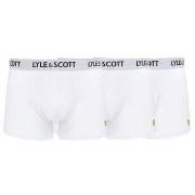 Boxers Lyle &amp; Scott UWTC001 BARCLAY - 3 PACK TRUNK-001 - 3 WHITE