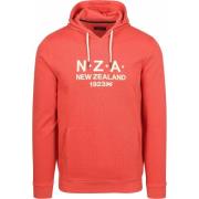 Sweater New Zealand Auckland NZA Hoodie French Rib Garment Washed Red
