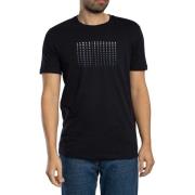 T-shirt Korte Mouw EAX Slim Brand Repeat Graphic T-shirt