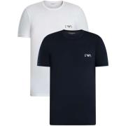Pyjama's / nachthemden Emporio Armani 2-pack crew lounge T-shirts