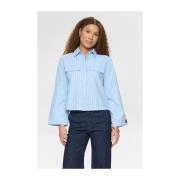 Overhemd Nümph 706541Nukelsey 3054 Airy Blue