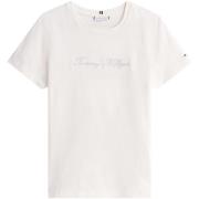 T-shirt Korte Mouw Tommy Hilfiger LUREX SCRIPT REG C-N WW0WW47210