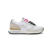 Lage Sneakers Sun68 Z36214 STARGIRL GLITTER-591 01 BIANCO