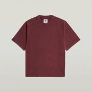 T-shirt Korte Mouw G-Star Raw D26860-C756 WASHED BOXY-H808 PORT RED SM...