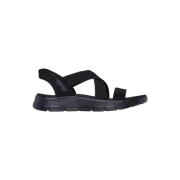 Broek Skechers 141489-BBK Go Walk Flex Sandal - Glimmer Up Black 3256
