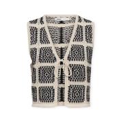 Blouse Only Loa Vest - Birch/Black