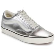 Lage Sneakers Vans Old Skool LEATHER METALLIC SILVER