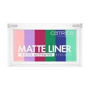 Oogschaduw paletten Catrice Matte Liner Wateractieve Eyelinerpalette