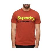 T-shirt Korte Mouw Superdry T-shirt Core Logo Classic Washed