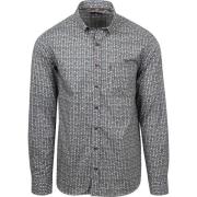 Overhemd Lange Mouw State Of Art Overhemd Poplin Dandelion Grijs