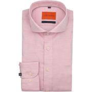 Overhemd Lange Mouw Suitable Melange Overhemd Roze