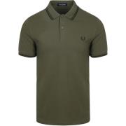 T-shirt Fred Perry Polo M3600 Olijfgroen W49