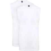 Top Alan Red T-Montana Singlet Mouwloos Wit (2-Pack)