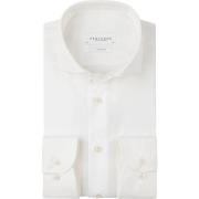 Overhemd Lange Mouw Profuomo Twill Overhemd Off White