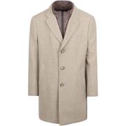 Trainingsjack Suitable Coat Wolle Twill Sand