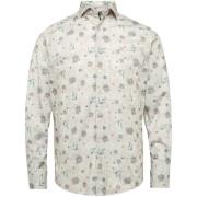 Overhemd Lange Mouw Vanguard Overhemd Bloemen Beige
