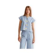 Blouse Compania Fantastica COMPAÑIA FANTÁSTICA Shirt 43017 - Light Blu...