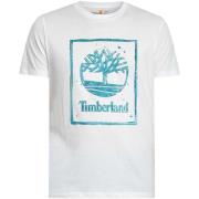 T-shirt Korte Mouw Timberland T-shirt met logo van een watertoren
