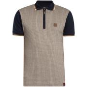 Polo Shirt Korte Mouw Trojan Mini polo shirt met pied-de-poule print e...