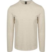T-shirt Profuomo Longsleeve T-Shirt Ecru