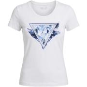 T-shirt Korte Mouw Guess SS CN FEATHER TRIANGLE TEE W6GI11 K3026