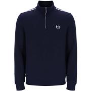 Sweater Sergio Tacchini Locchi 1/4 Zip Sweatshirt Maritime Blue/White